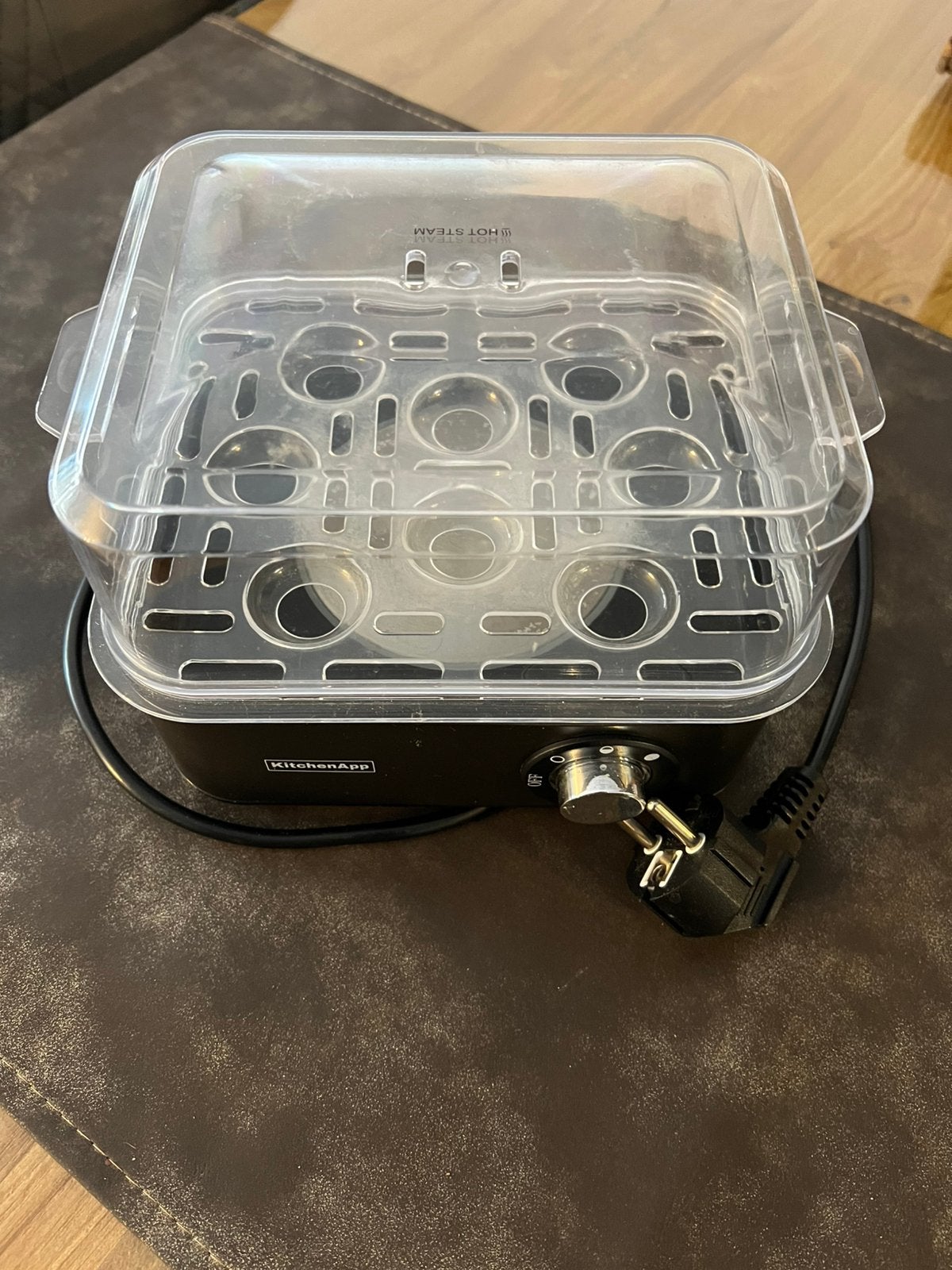 KitchenApp elektrische eierkoker – nette staat, Witgoed en Apparatuur, Ophalen of Verzenden, Zo goed als nieuw