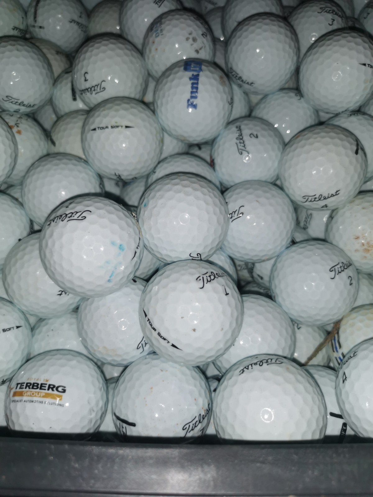 Titleist tour soft golfballen 80 stuks, Ophalen of Verzenden, Bal(len)