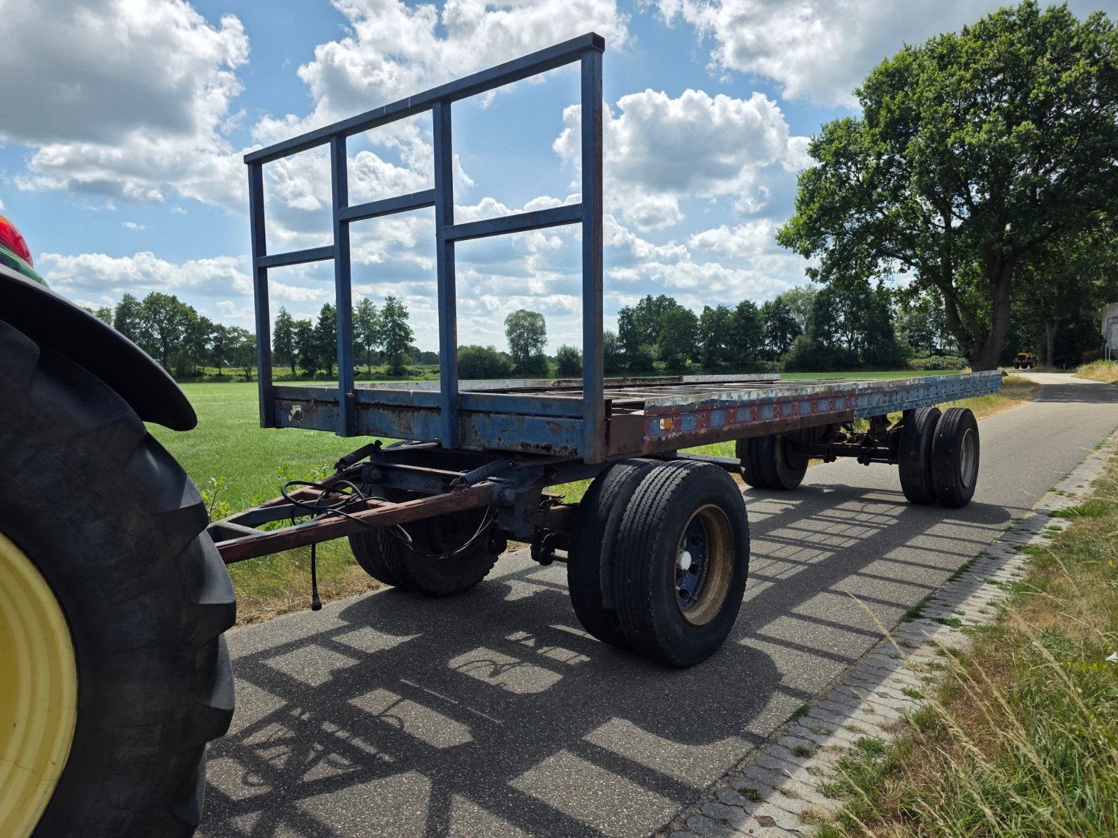 Platte wagen / landbouwwagen project, Ophalen, Transport