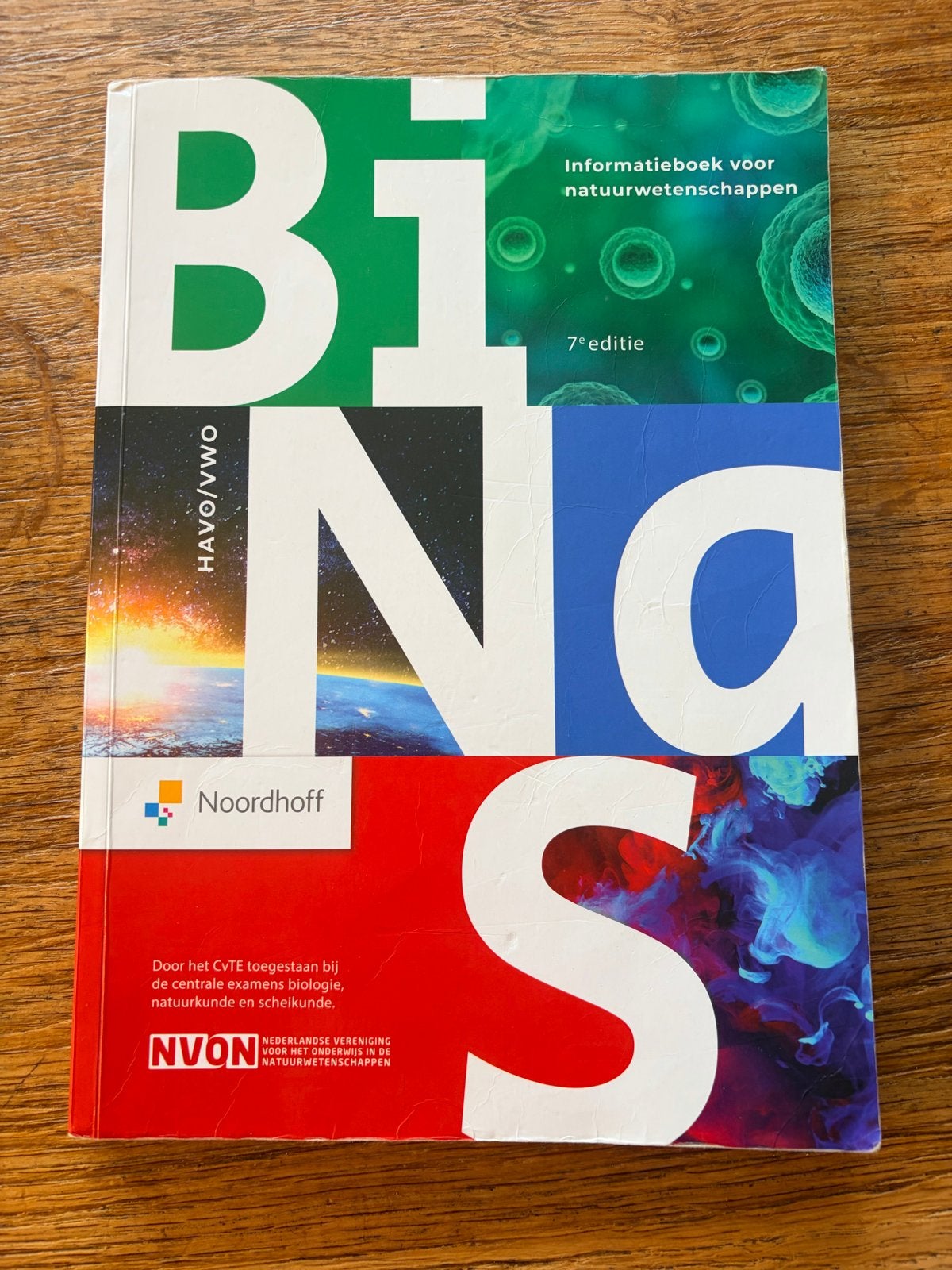 BINAS HAVO/VWO 7e editie - Informatieboek natuurwetenschappe, Boeken, Ophalen of Verzenden, Beta, Zo goed als nieuw, Overige niveaus