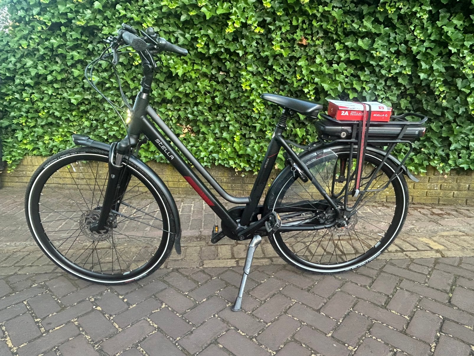 Stella Vicenza superior FDST Black *zeer mooi* 1867 km*, Zo goed als nieuw, 51 tot 55 cm, 50 km per accu of meer, Ophalen