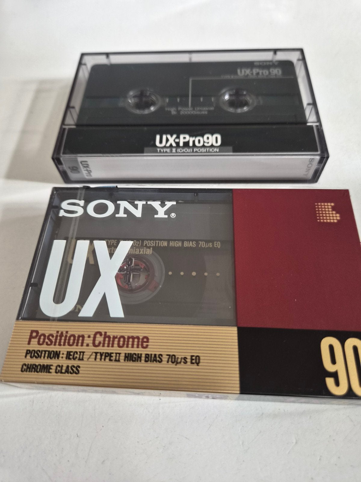 cassette Sony UX90 en UX-pro90, Cd's en Dvd's, 2 t/m 25 bandjes, Overige genres, Ophalen of Verzenden, Nieuw in verpakking