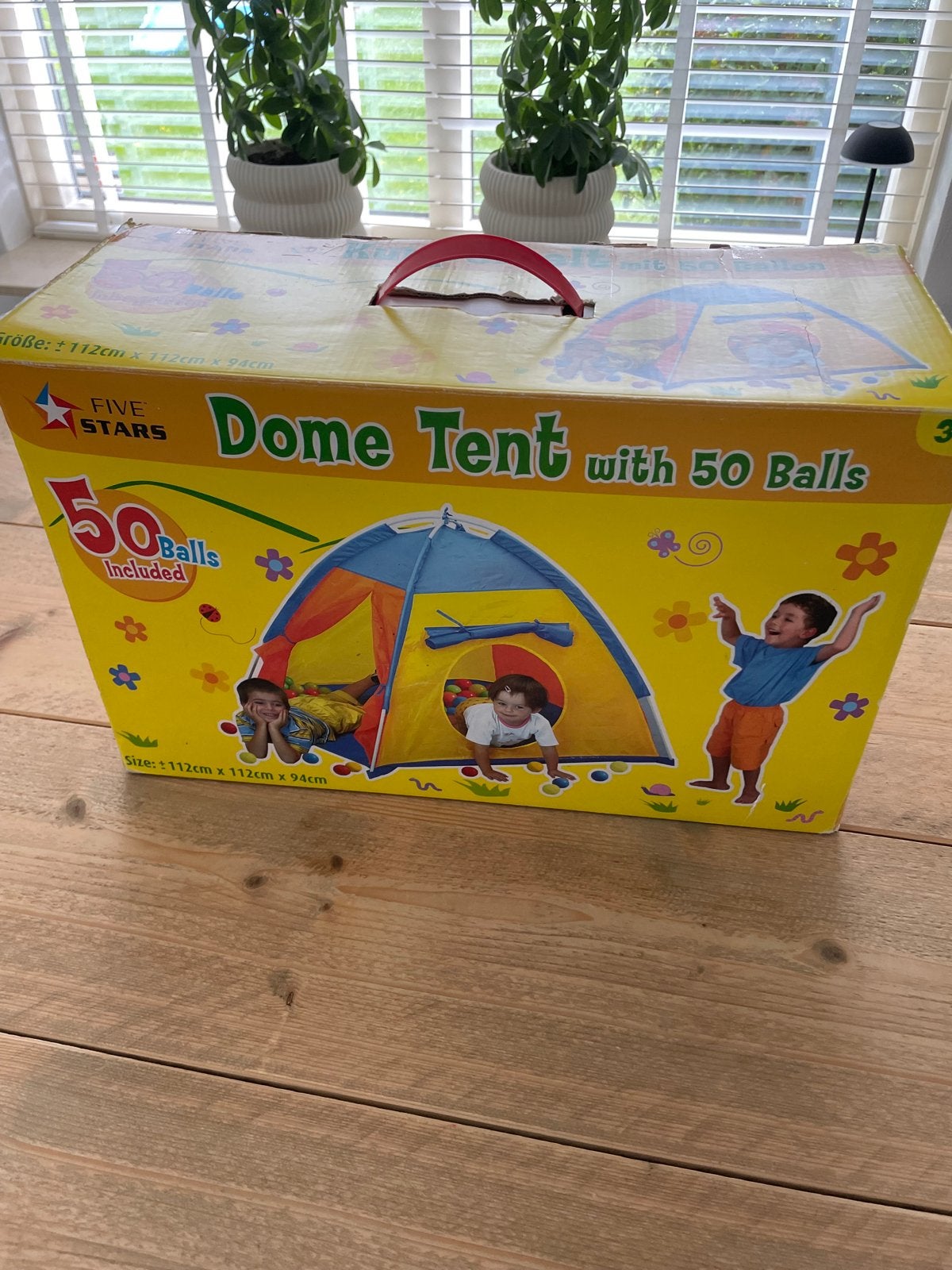 Five Stars Dome Tent met 50 Ballen - Speeltent Kinderen, Ophalen of Verzenden, Zo goed als nieuw
