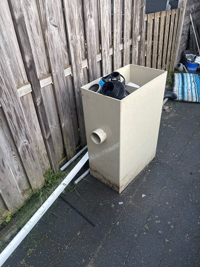Zeef voor vijver, Ophalen, Gebruikt