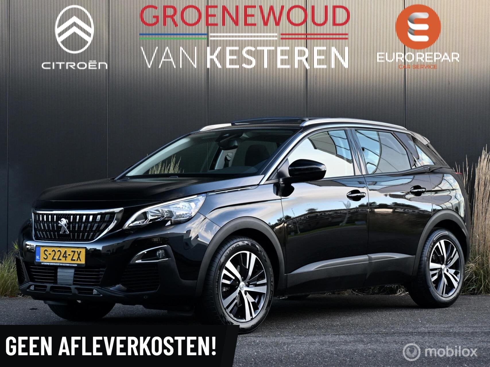 Peugeot 3008 Allure 130pk I Panodak I Trekhaak I Navi I, Auto's, Voorwielaandrijving, 12 maanden, Stof, Gebruikt