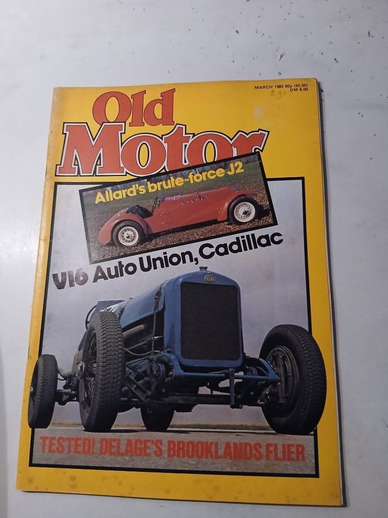 Tijdschrift  Old Motor  Maart 1980, Ophalen of Verzenden, Gelezen, Overige typen