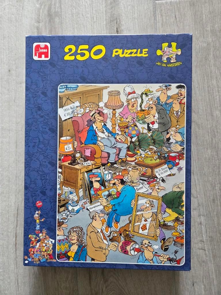 Jan van Haasteren Rommelmarkt Legpuzzel 250 stukjes, Hobby en Vrije tijd, Denksport en Puzzels, Ophalen of Verzenden, Minder dan 500 stukjes