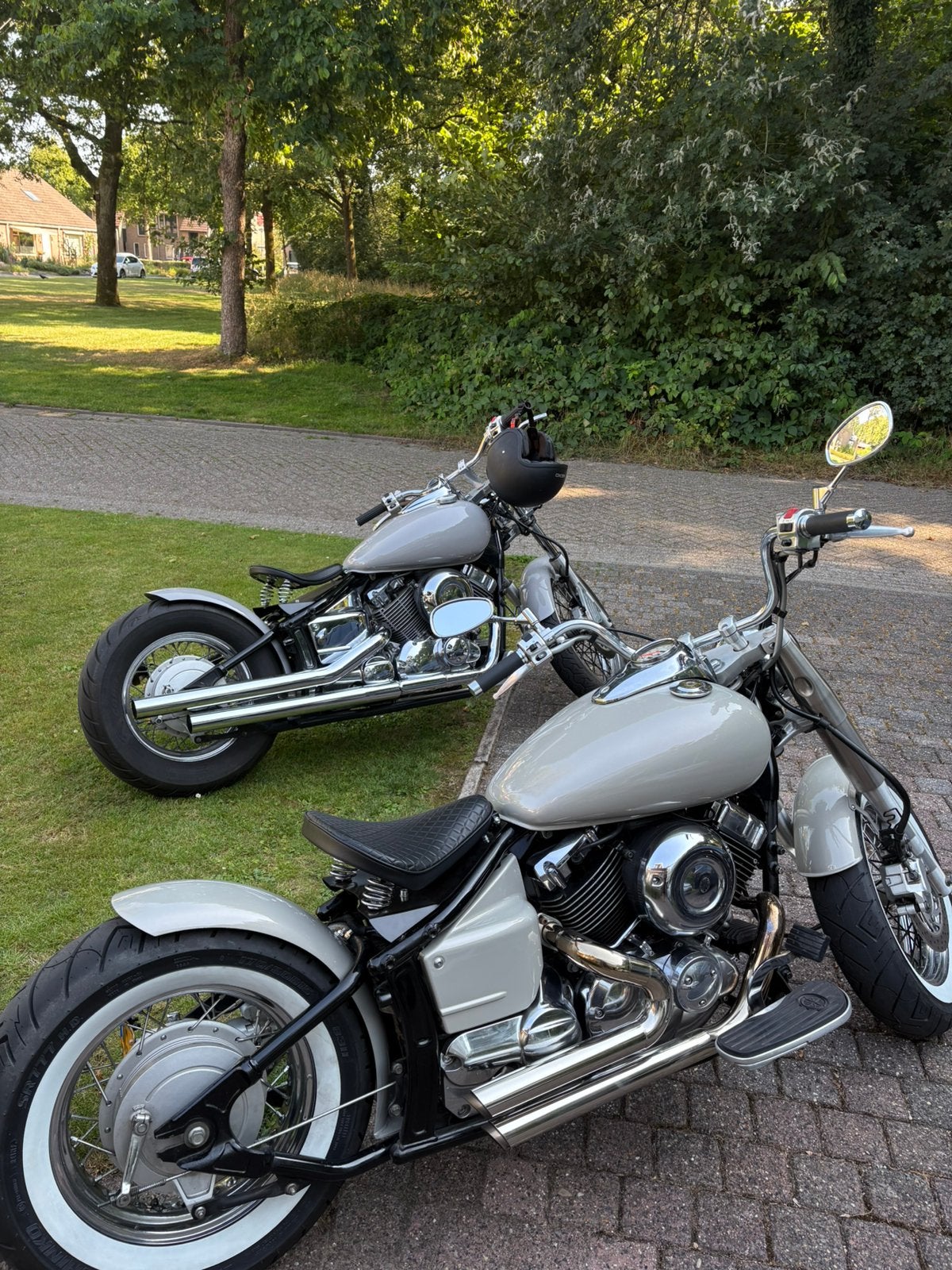 Prachtige Yamaha Dragstar 650 Bobber - 2002, Motoren, 2 cilinders, Occasion, LED Verlichting, Chopper