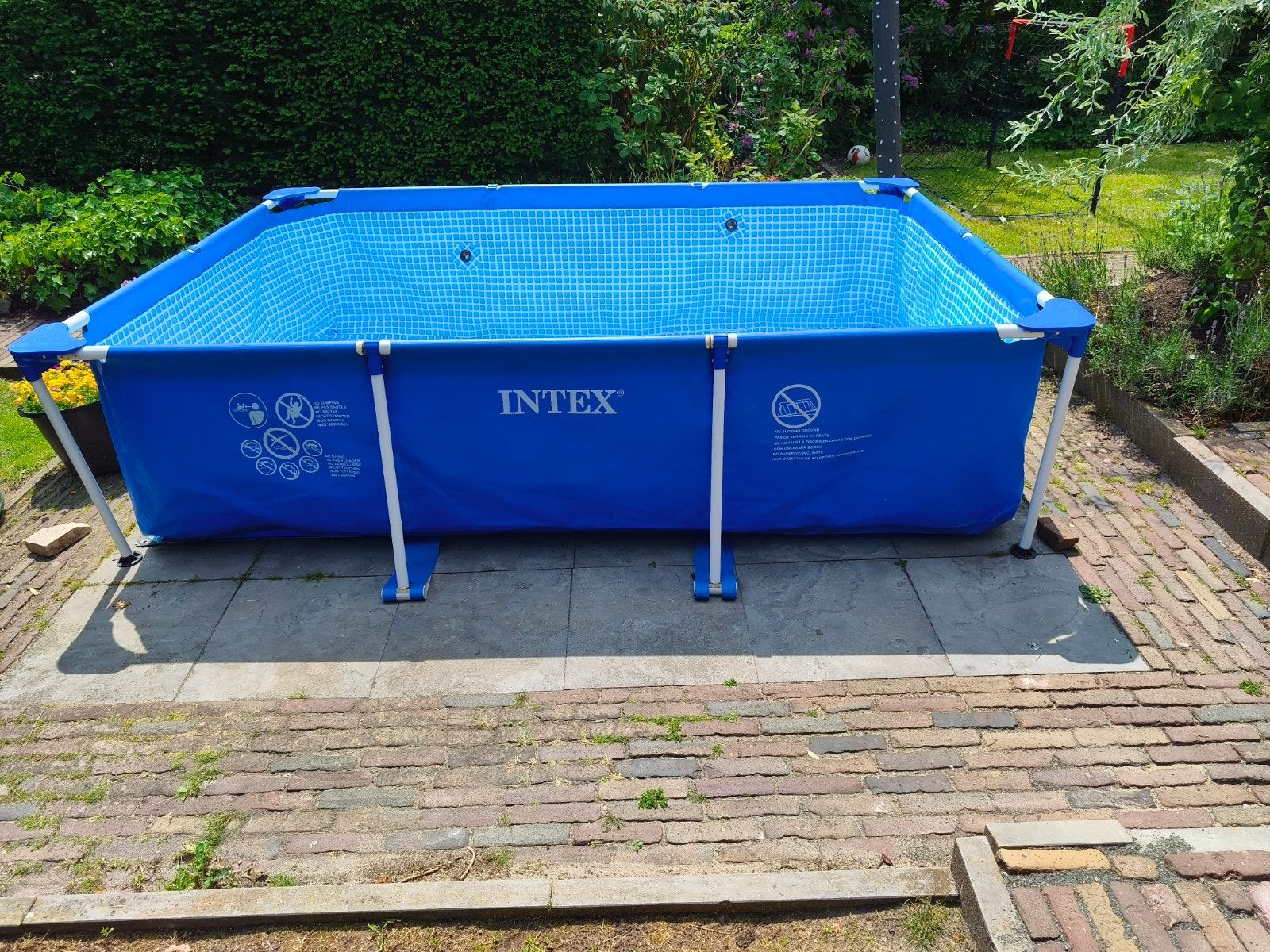 Intex zwembad 200x300x75cm, inclusief zandfilter pomp, Tuin en Terras, 200 tot 300 cm, Ophalen of Verzenden, Rechthoekig, Opzetzwembad