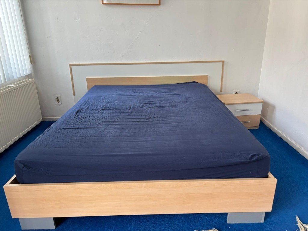 Bed, Ophalen, Tweepersoons, Hout