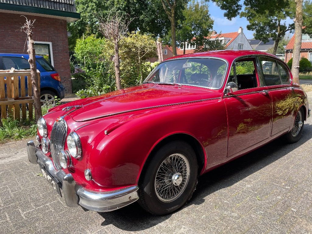Mooie Jaguar MK2 1964, Achterwielaandrijving, Leder, Overige kleuren, Handgeschakeld