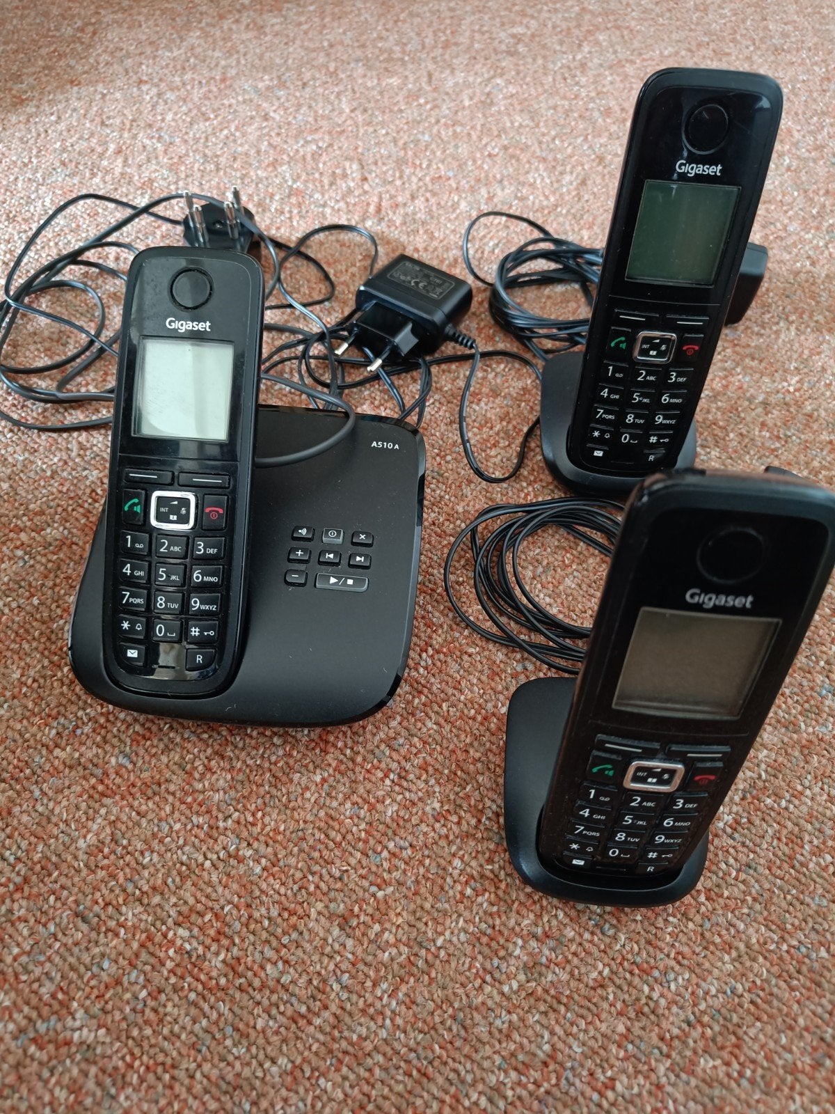 Gigaset A510A Trio draadloze telefoonset met 3 handsets, Ophalen of Verzenden