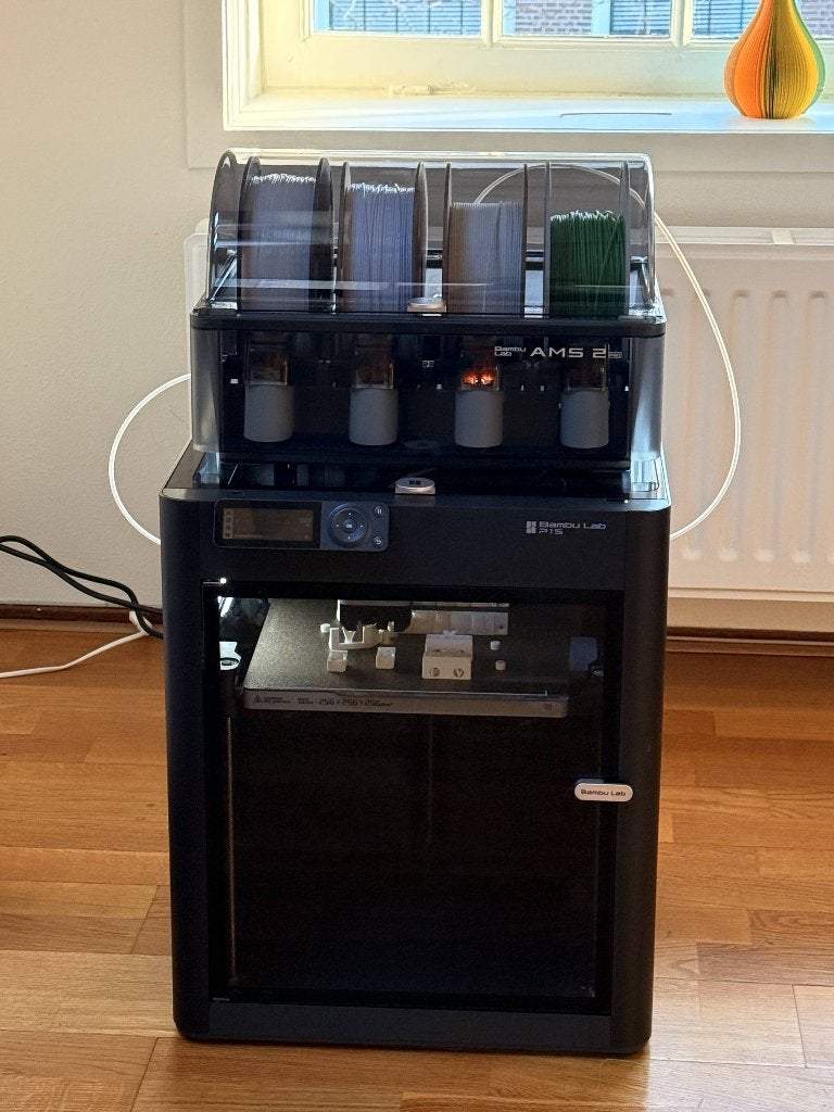 Bambulab P1S + AMS2, Computers en Software, 3D Printers, Ophalen, Ingebouwde Wi-Fi, Bambu P1S, Zo goed als nieuw