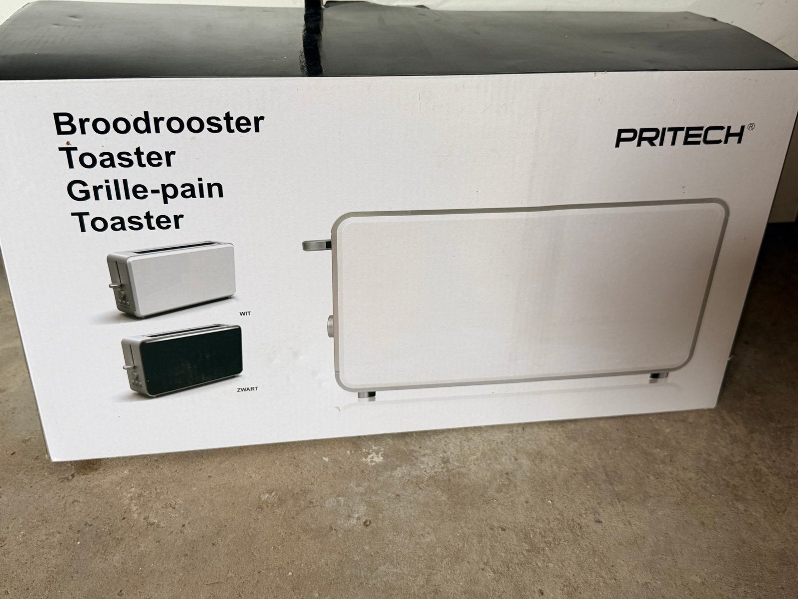 Pritech Broodrooster - Nieuw in doos, Witgoed en Apparatuur, Broodroosters, Nieuw, Uitneembare kruimellade, Ophalen of Verzenden