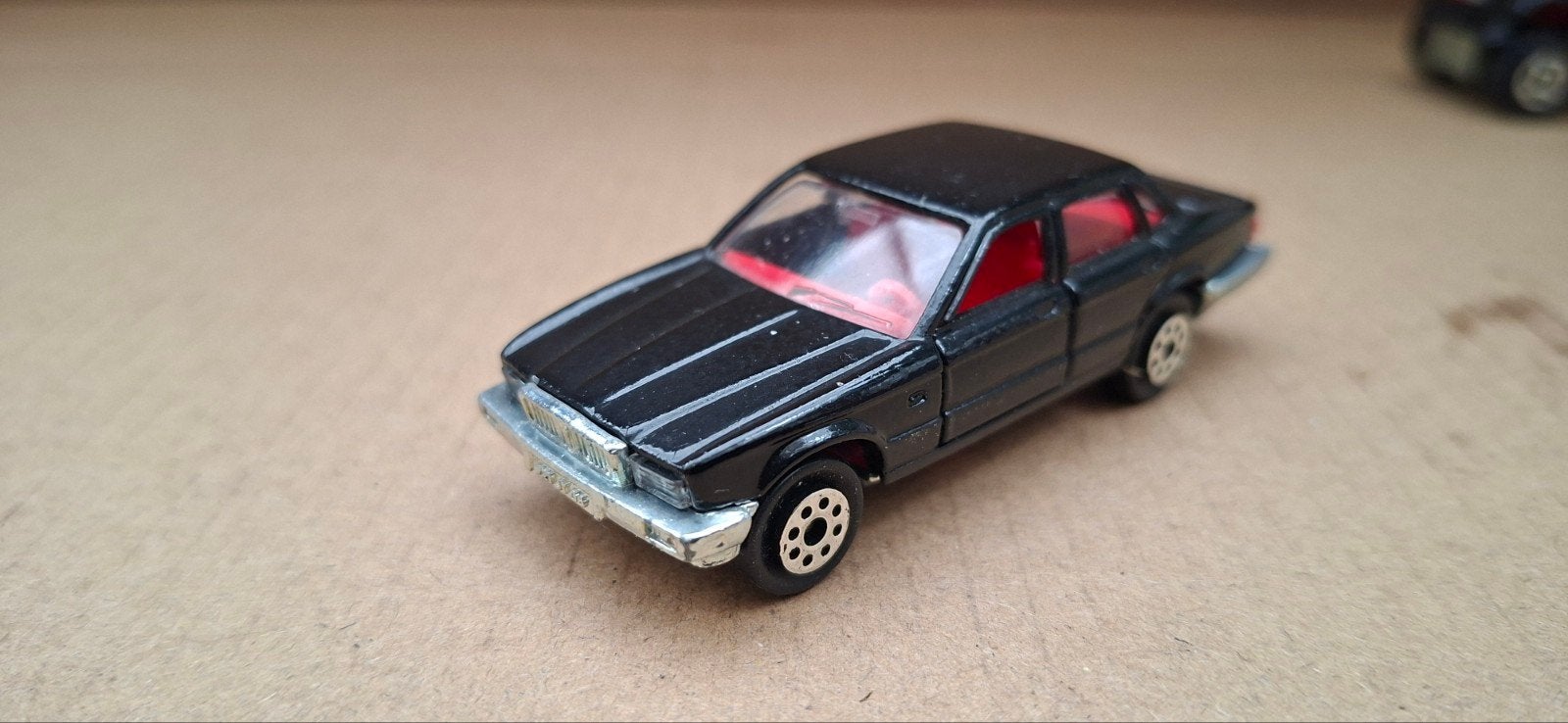 Majorette Jaguar XJ6 - Zwart Diecast Modelauto, Ophalen of Verzenden, Gebruikt