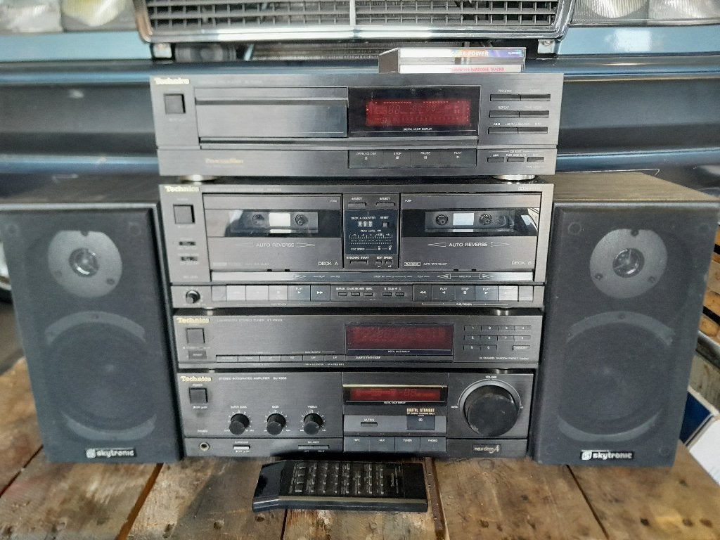 Technics Hifi Set: CD, Cassette, Tuner, Versterker, Overige merken, Gebruikt, Tuner of Radio, Losse componenten