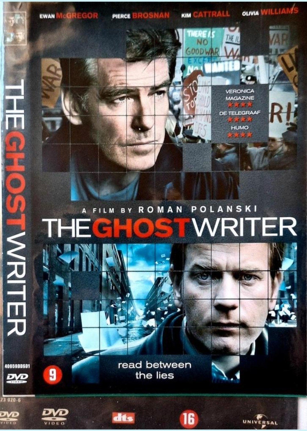 DVD  SPEELFILM - The Ghost Writer, Vanaf 12 jaar, Ophalen of Verzenden, Gebruikt