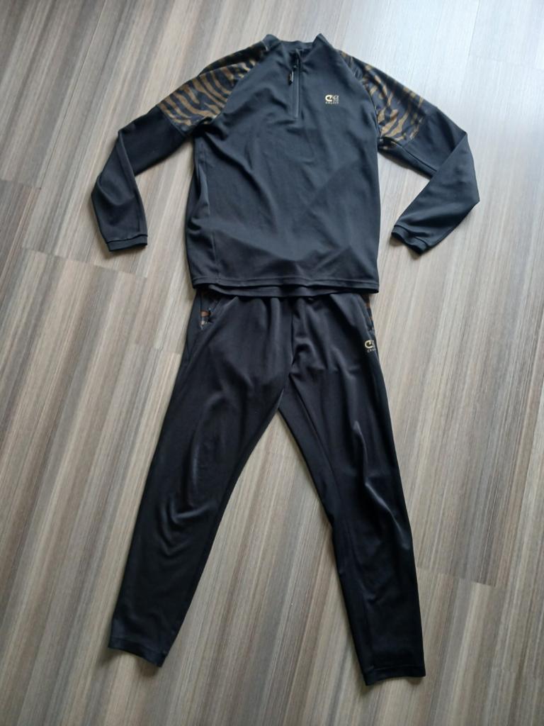Trainigspak Cruyff maat S, Kleding | Heren, Sportkleding, Ophalen of Verzenden, Zo goed als nieuw, Zwart, Voetbal