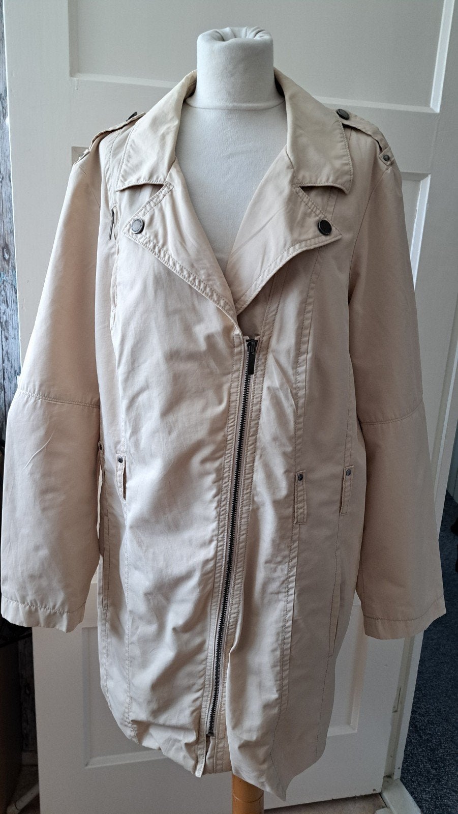 Dames zomerjas mt 50/52, Beige, Maat 46/48 (XL) of groter, Ophalen of Verzenden, Zo goed als nieuw