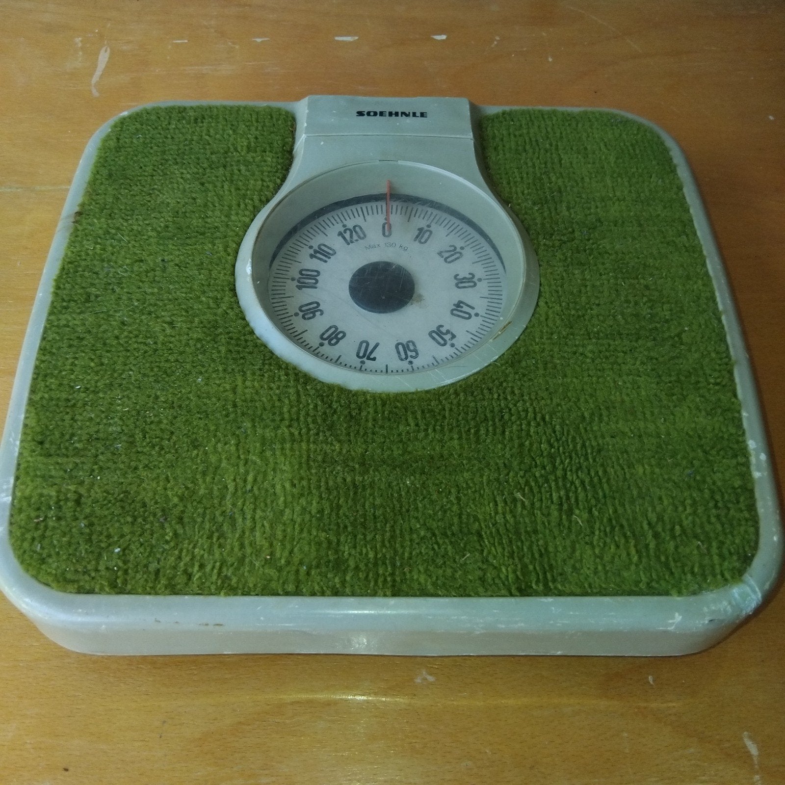 Vintage Soehnle Personenweegschaal - Groen Tapijt, Gebruikt, Analoog, Onbekend, Soehnle