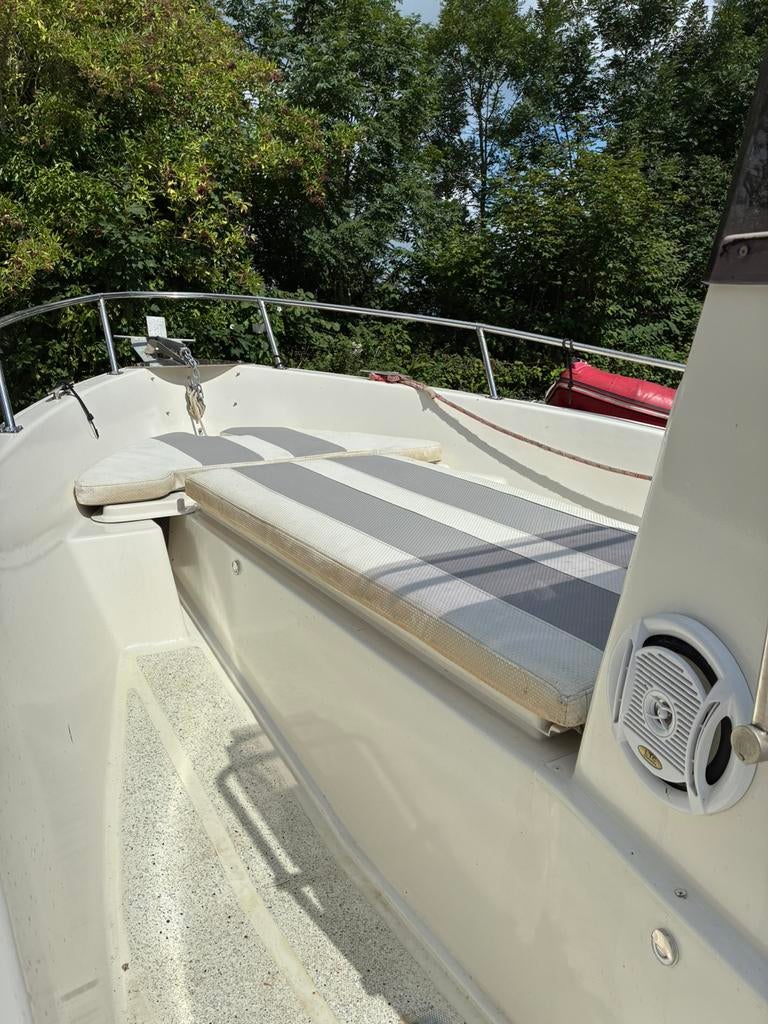 Key largo Console speedboot 4takt honda  inclusief zonnedek, Watersport en Boten, Ophalen, Gebruikt, Minder dan 15 m²