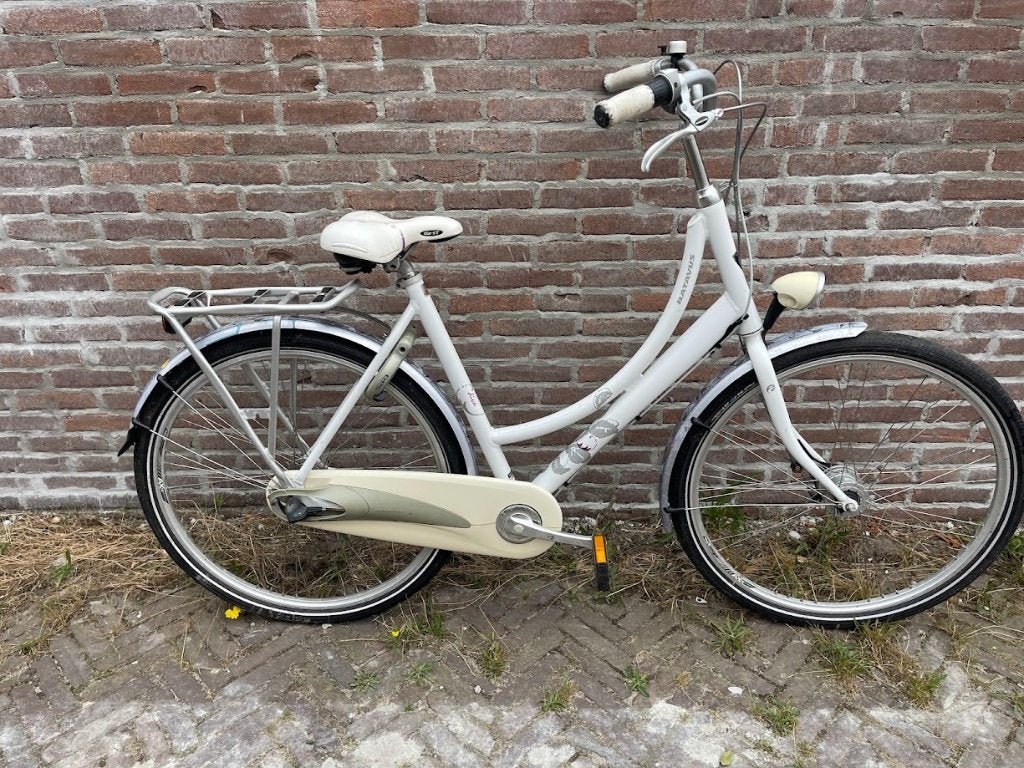 28" Batavus Diva, 56 cm, 3 versnellingen, licht en slot!, Ophalen, Gebruikt, Velgrem, Versnellingen