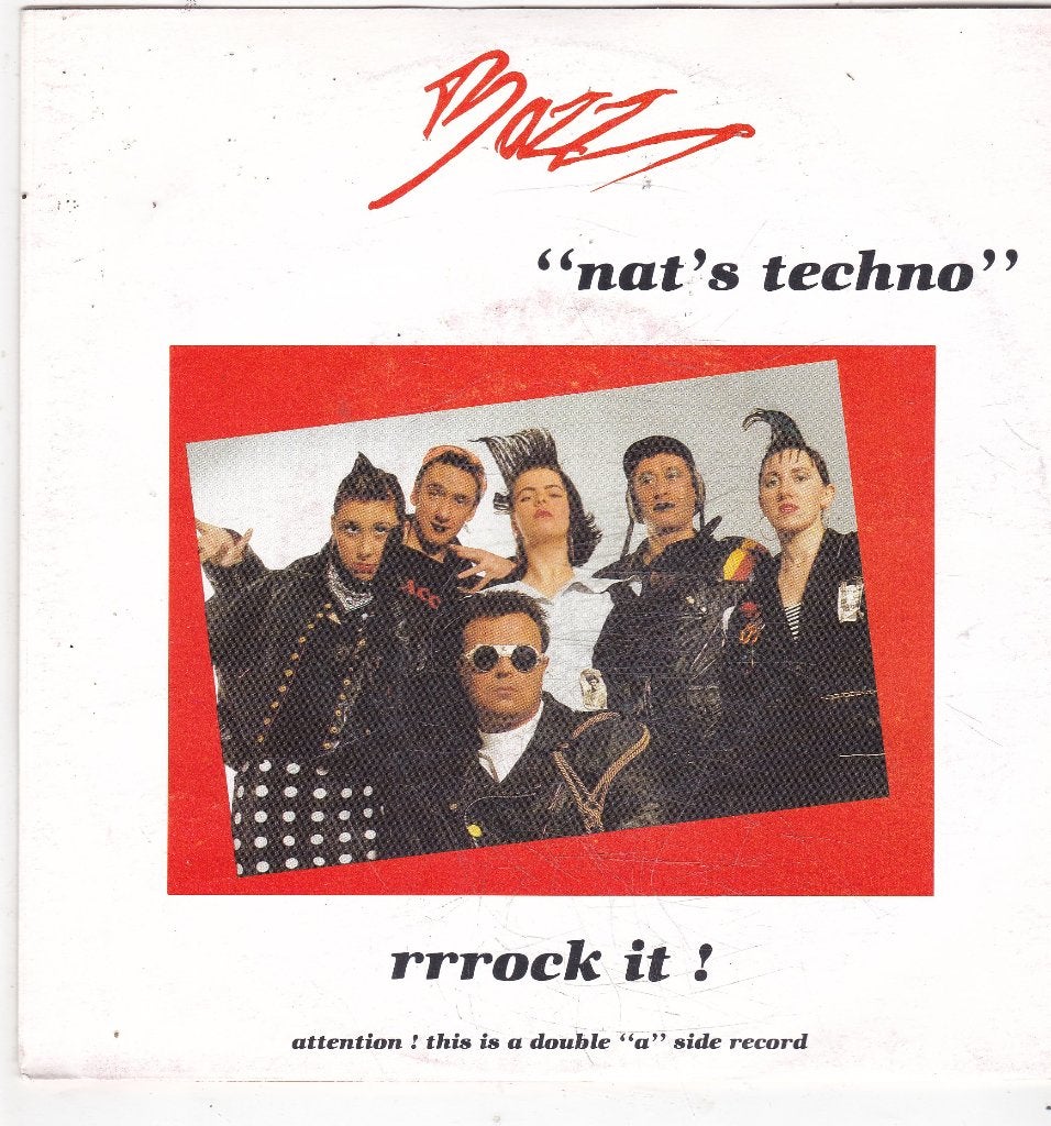 7" Single Bazz - Nat's Techno, Ophalen of Verzenden, Gebruikt, 7 inch