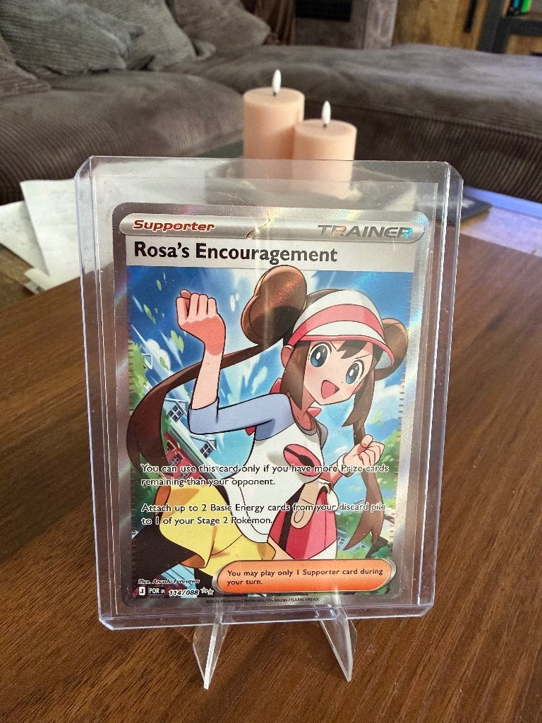 Pokemon Rosa's Encouragement #114, Ophalen of Verzenden, Nieuw, Losse kaart