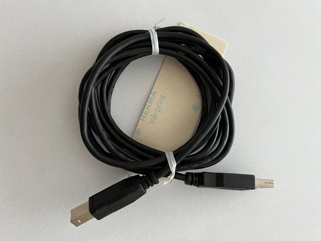 T.k.a. printerkabel, 2 mtr., USB-A naar USB-B., Computers en Software, Pc- en Netwerkkabels, Ophalen of Verzenden, Nieuw