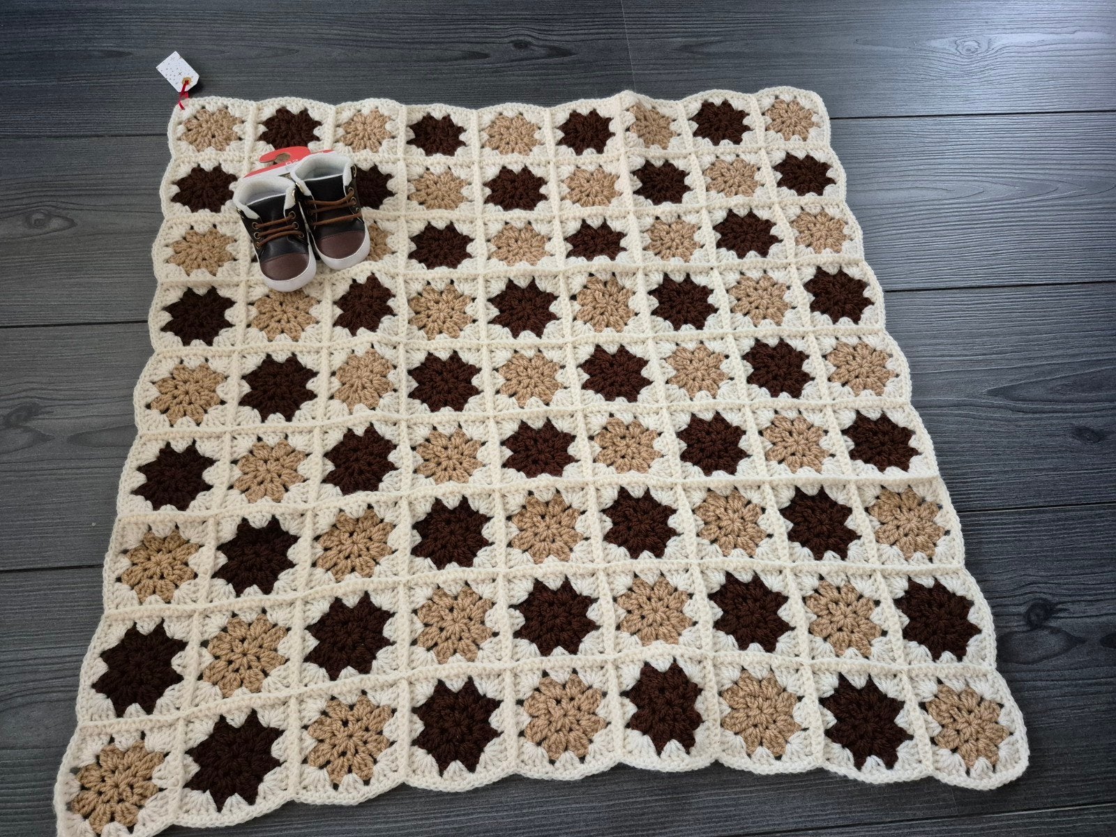 GEHAAKTE BABYDEKEN NIEUW, Ophalen, Nieuw, 70 tot 85 cm, Deken