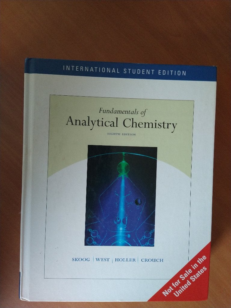 Fundamentals of Analytical Chemistry. Eighth Edition, Ophalen of Verzenden, Beta, Zo goed als nieuw, WO