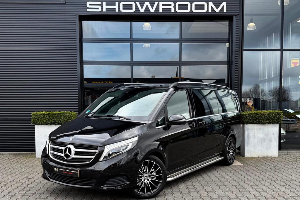 Mercedes-Benz V-klasse 250d Extra Lang DC AMG, 5-Persoons, C, Auto's, Bestelauto's, Automaat, 15 km/l, Gebruikt, Zwart