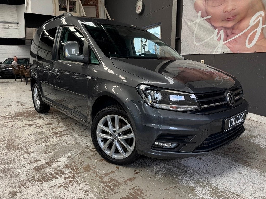 Volkswagen Caddy 1.4 TSI L1H1 BMT Highline, led, stoelverwar, Dealer onderhouden, 125 pk, Gebruikt, Euro 6