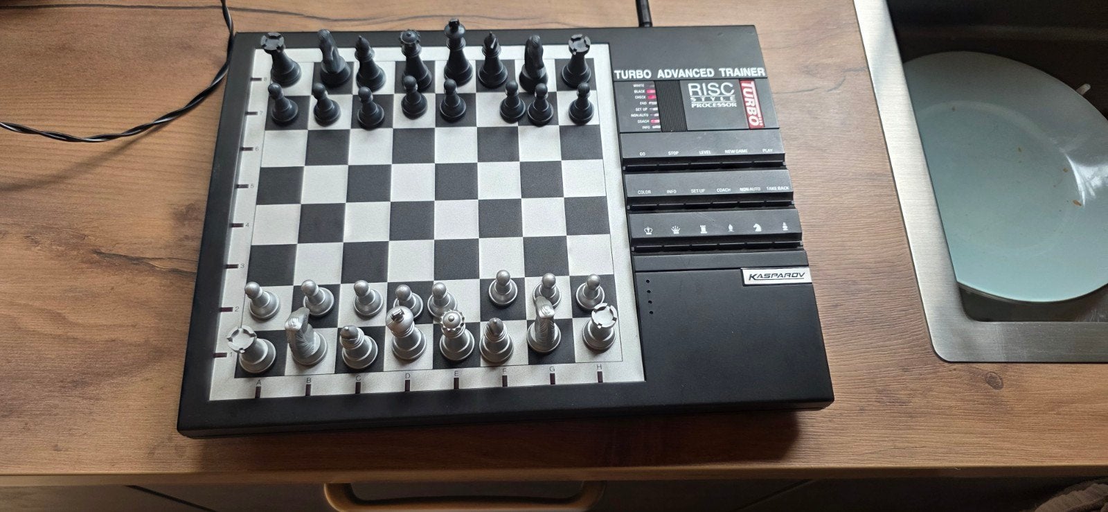 Schaakcomputer Saitek Kasparov Turbo Advanced Trainer, Ophalen of Verzenden, Gebruikt