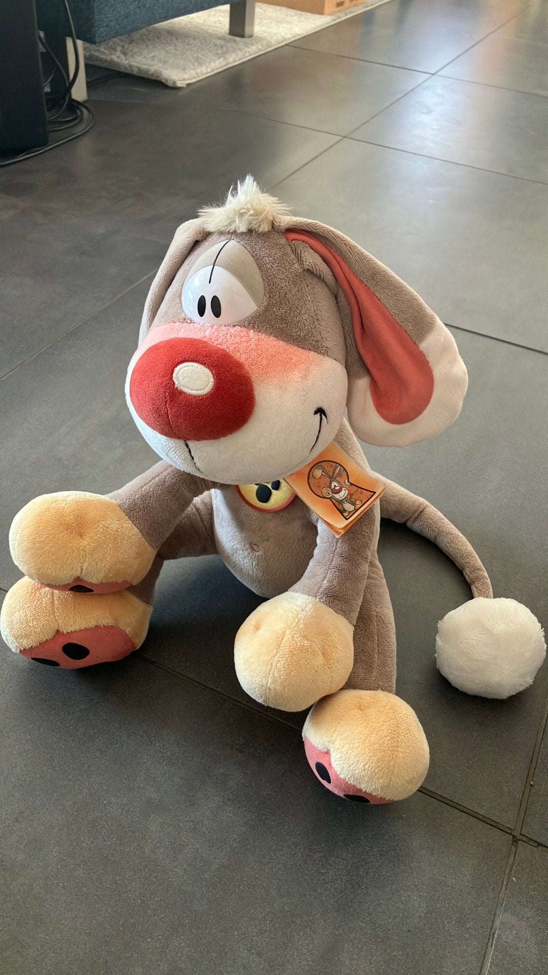 Diddle Bibombl knuffel vintage met label, Ophalen of Verzenden, Zo goed als nieuw, Knuffel