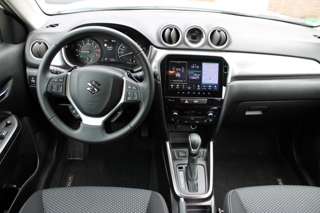 Suzuki Vitara 1.5 Hybrid Select Automaat | Navi | Camera | A, Automaat, Stof, Gebruikt, Zwart