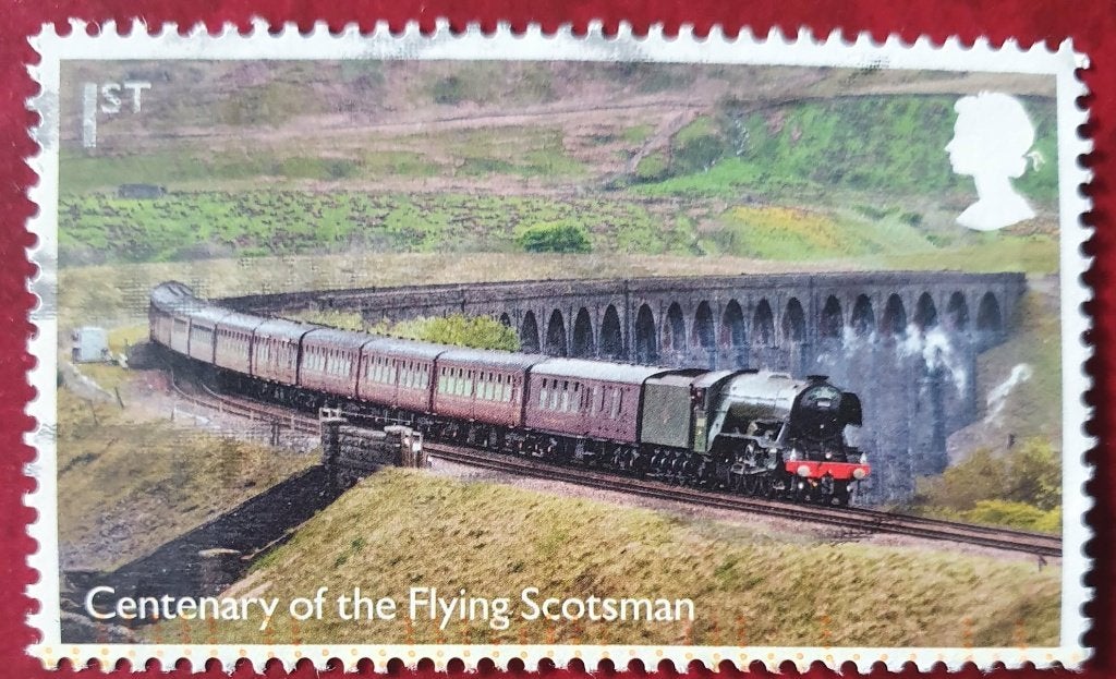 265-26 Engeland / Centenary of Flying Scotsman, Verzenden, Gestempeld