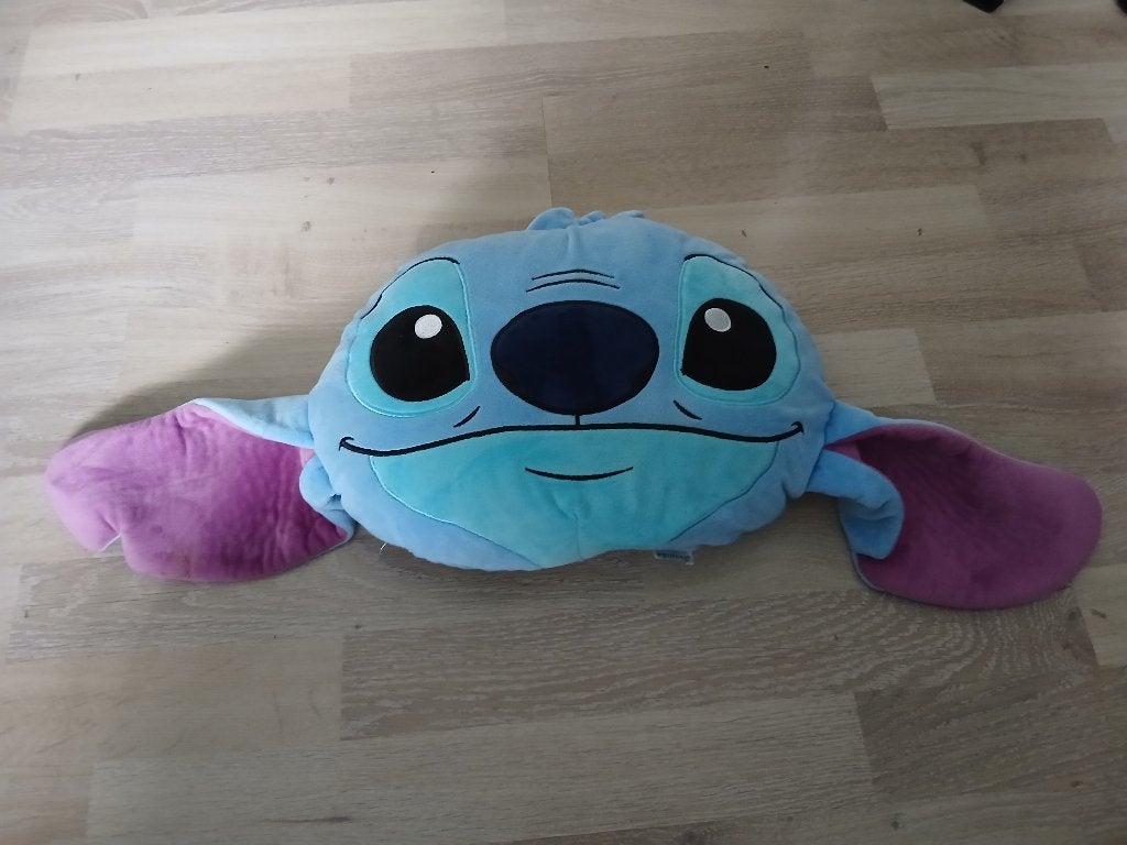 Stitch knuffel kussens en kussenhoesje, Ophalen of Verzenden, Gebruikt, Overige typen