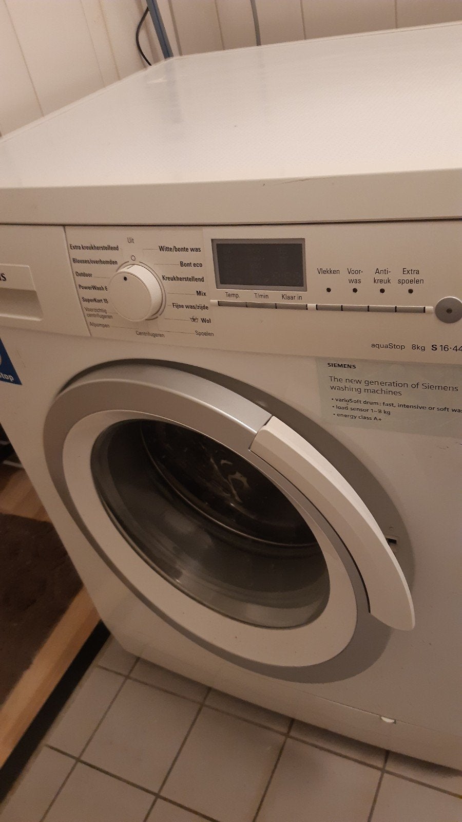 Siemens S16-44 VarioSoft 8kg wasmachine A++, Witgoed en Apparatuur, Wasmachines, Ophalen