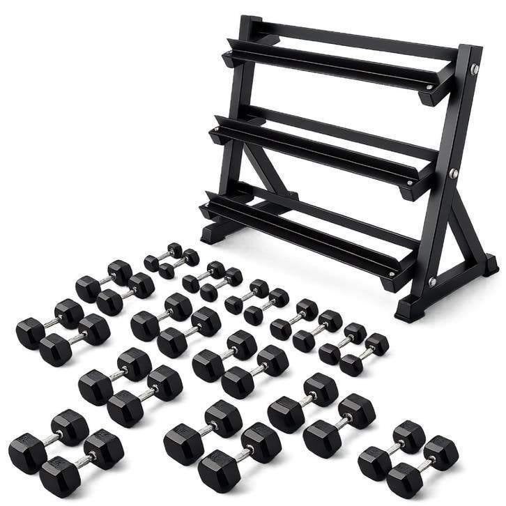 PH Fitness Hexa Dumbbells - Voordeelset 2,5-25KG, Dumbbell, Support@phfitness.nl, PH Fitness, Ophalen of Verzenden