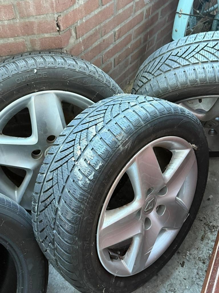 4  Banden met velgen - Renault, Auto-onderdelen, Banden en Velgen, Ophalen