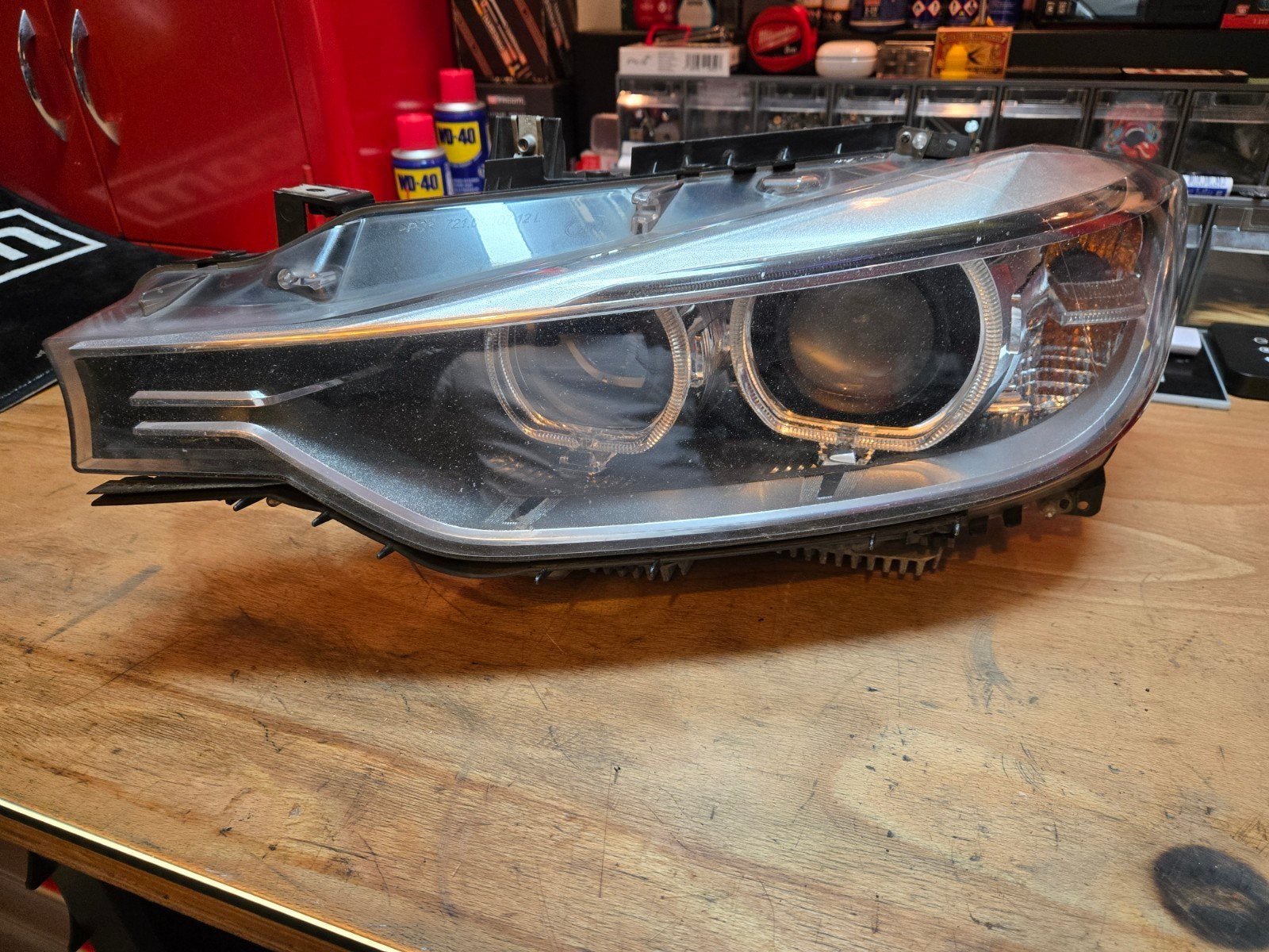 BMW F30 F31 F34 F35 F80 F82 F83 Xenon Koplamp Compleet Links, Auto-onderdelen, Ophalen of Verzenden, Gebruikt, BMW