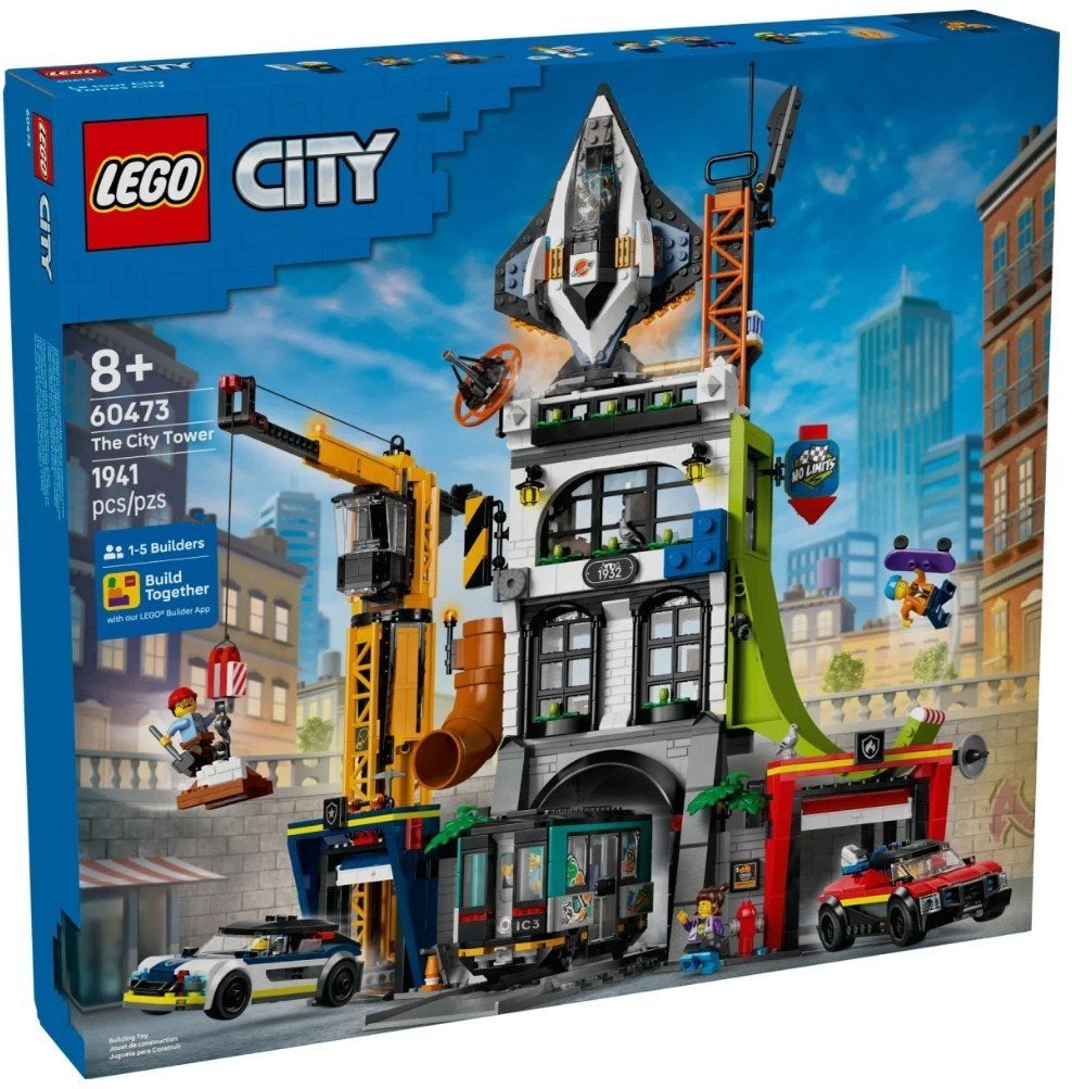 Lego 60473 The City Tower nieuw sealed zeldzaam, City, Nieuw, Ophalen of Verzenden, Complete set
