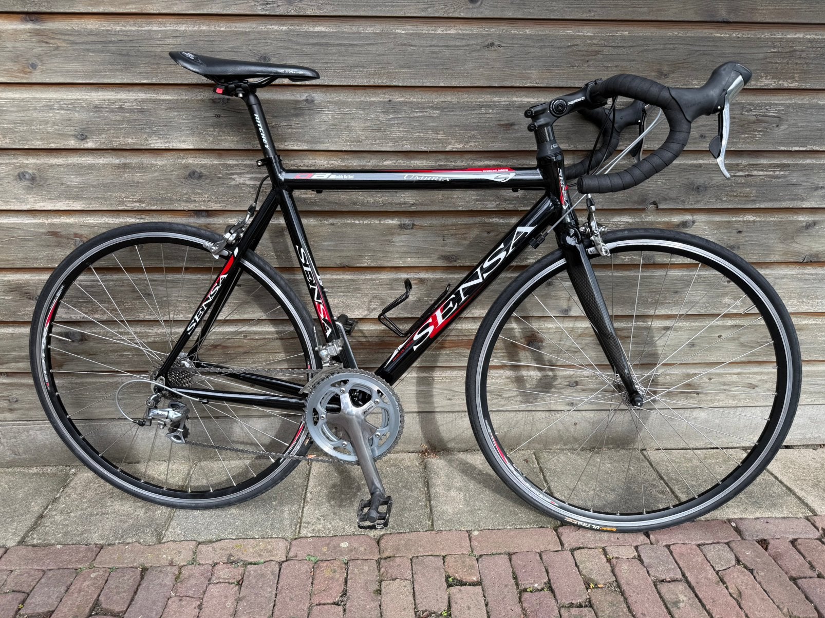 Sensa Umbria racefiets Shimano 105 maat 56 wielrenfiets, 28 inch, Gebruikt, Velgrem, Aluminium