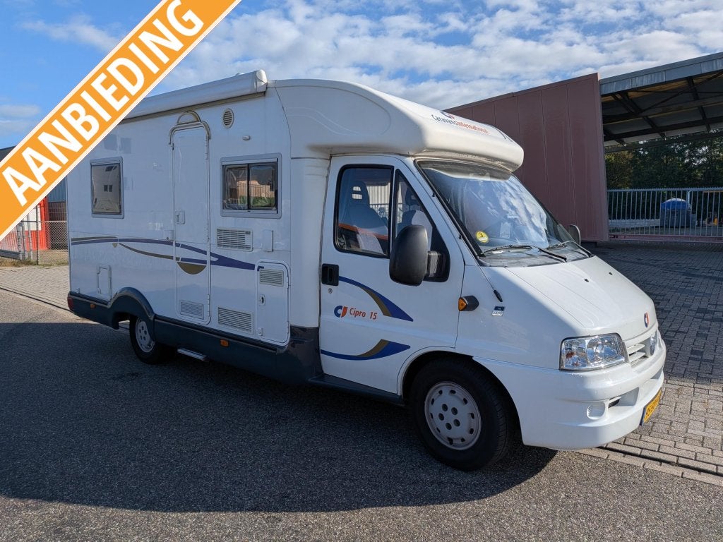 Cipro 15/ Fiat 2.8JTD 128PK alle campers in prijs verlaagd, Overige merken, Ringverwarming, Handgeschakeld, Afzuigkap