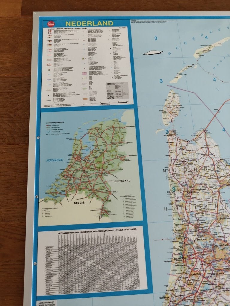 landkaart, Ophalen, Falkplan, 2000 tot heden, Nederland