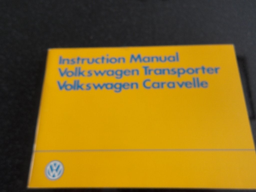Volkswagen Transporter Caravelle - Instructieboekje - EN, Verzenden