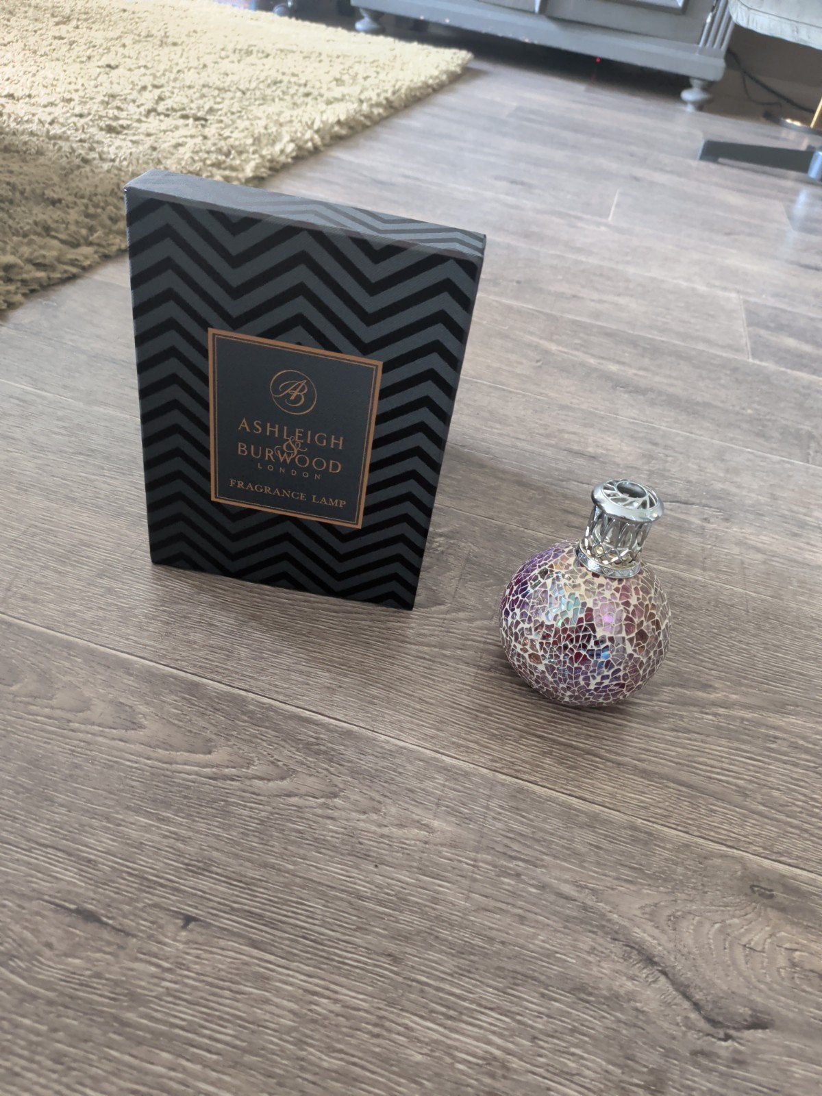 Lampe Berger / Geurbrander, Ophalen of Verzenden, Gebruikt, Roze, Glas
