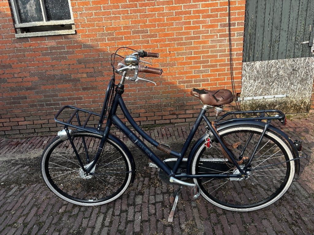 Cortina U4 Denim – damesfiets - opknapper, Gebruikt, Versnellingen, 50 tot 53 cm, Schijfrem