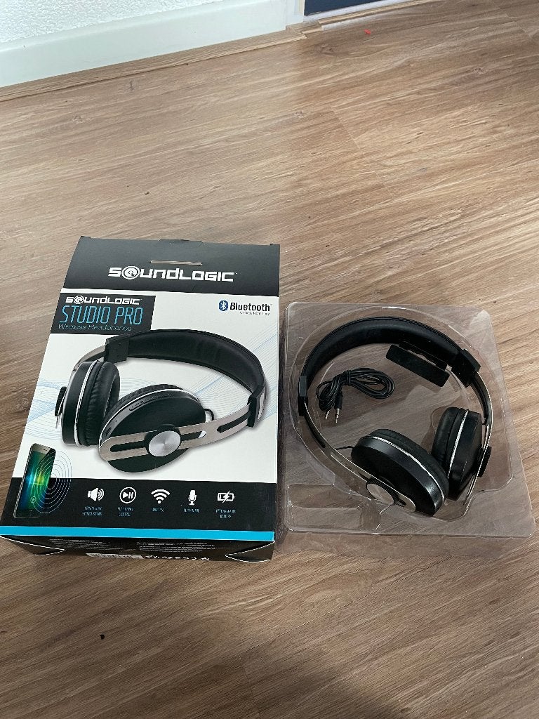 Soundlogic Studio Pro Koptelefoon, Audio, Tv en Foto, Koptelefoons, Zo goed als nieuw, Over-ear, Draadloos, Ophalen